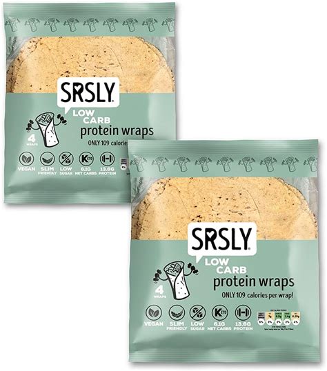 Srsly Low Carb Protein Wraps Multipack Only Kcals Keto