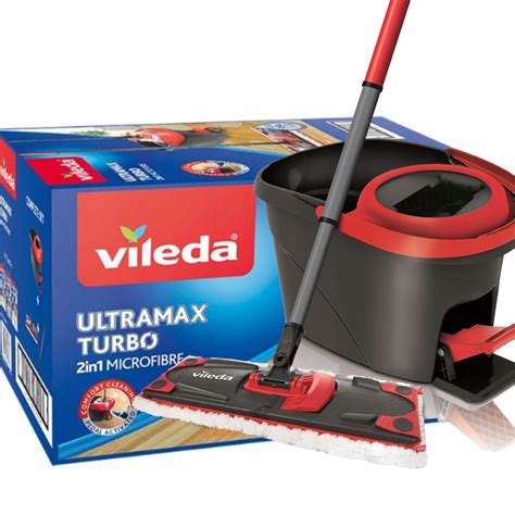 VILEDA mop obrotowy płaski ULTRAMAX TURBO box 13227233933 Allegro pl