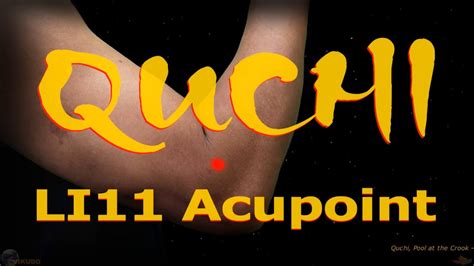 Li11 Quchi Acupoint Large Intestine Meridian Acupressure Vikudo Youtube