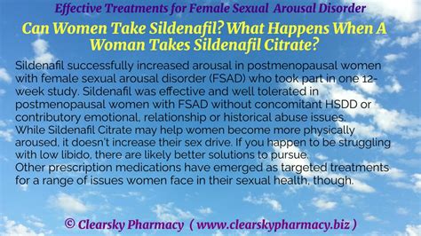 Ppt Effective Treatments For Female Sexual Arousal Disorder