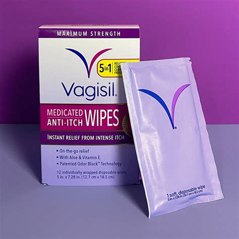 Vagisil Wipes Medicated Anti Itch Wipes Vagisil