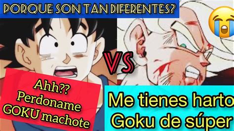 GOKU DE DRAGONBALL Z DECEPCIONADO DE EL GOKU DE DRAGONBALL SUPER