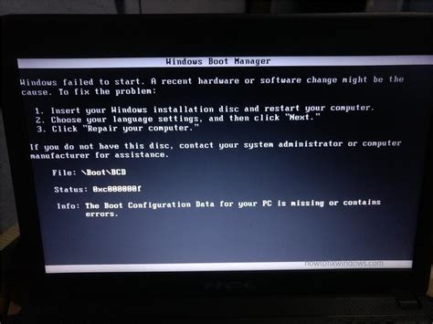 Fix Windows Failed To Start Error Message 0xc000000f By Windows101tricks Medium