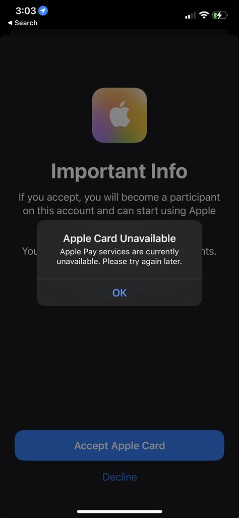 Participant Cant Accept Apple Card Invit Apple Community