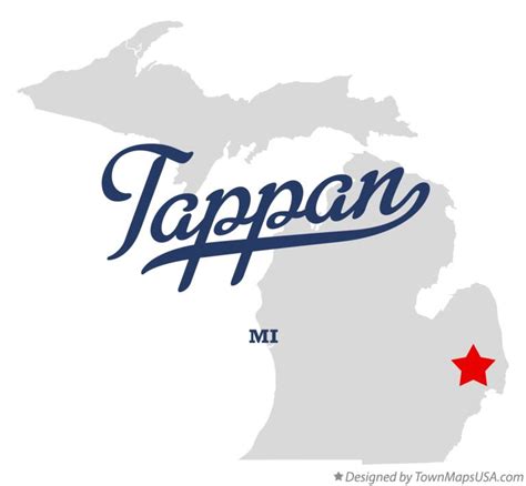 map  tappan mi michigan