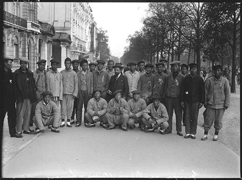 Lappel Aux Travailleurs Trangers Coloniaux Et Chinois Pendant La