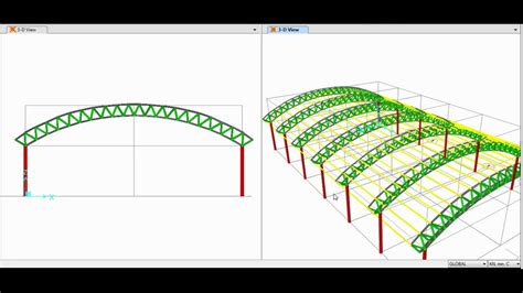 Sap Modeling Analysis And Design Of Space Truss Triangular Arch