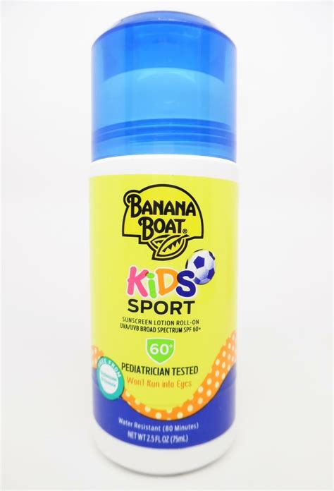 Banana Boat Kids Sport Sunscreen Lotion Roll On Uvauvb Spf 60 25 Fl