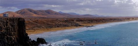 Aerial View On The Beach El Cotillo On Fuerteventura Canary Islands