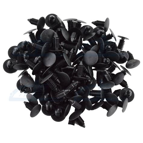 100pcs 8mm Bumper Clips Auto Car Hole Plastic Rivets Fastener Fender Push Pin 774144324871 Ebay