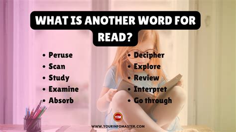 What Is Another Word For Read Read Synonyms Antonyms And Sentences