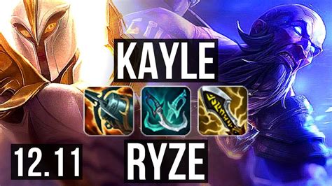 KAYLE Vs RYZE TOP Rank 4 Kayle 67 Winrate Dominating EUW