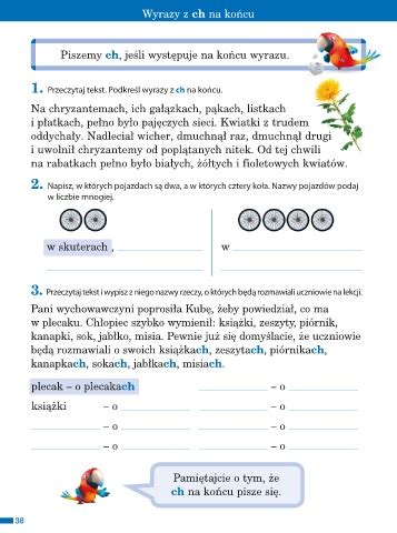 Page 40 Elementarz odkrywców Potyczki ortograficzne klasa 3