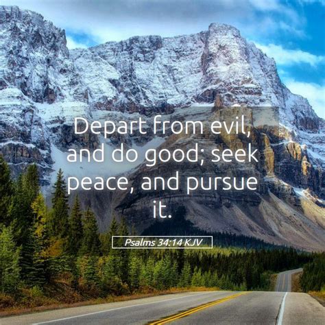 Psalms Kjv Desktop Wallpaper Depart From Evil And Do Good Sexiezpicz