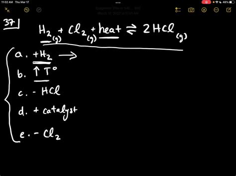 Solved Consider The Following Chemical Reaction Predict Which