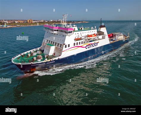 Commodore Clipper Is A Cross Channel Ropax Ferry Operated By Condor