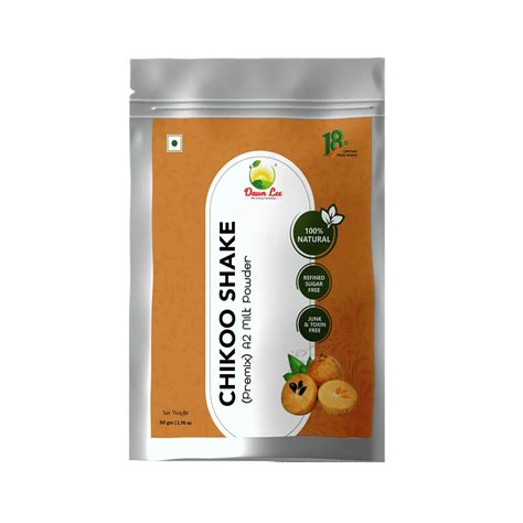 Chikoo Shake Premix Fruit Juice 50 Gm Dawn Lee Chikoo Shake Premix