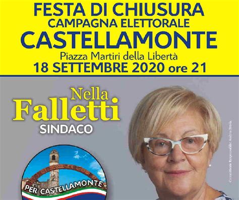 CASTELLAMONTE Venerdì 18 settembre la chiusura della campagna