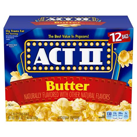 Act Ii Butter Microwave Popcorn Shop Snacks And Candy At H E B