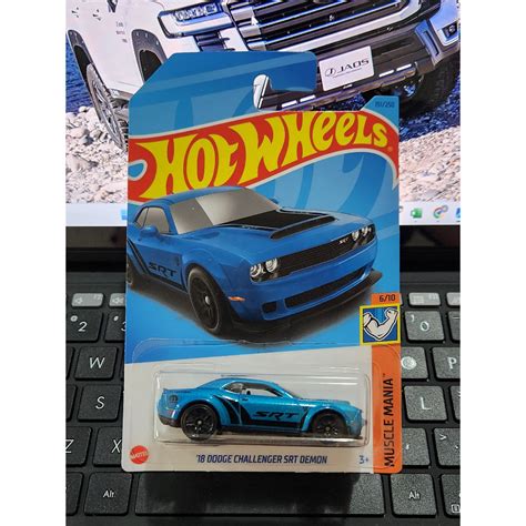 Jual Hot Wheels 18 Dodge Challenger Srt Demon Original Shopee Indonesia