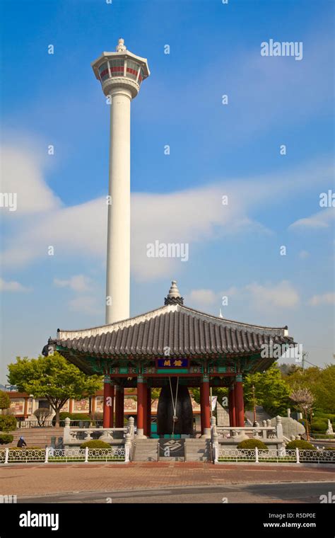 Korea, Gyeongsangnam-do, Busan, Yongdusan Park, Busan Tower Stock Photo - Alamy