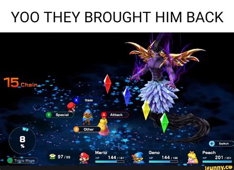 Yoo They Brought Him Back Other Mario Geno Peach 6 Triple Maye Hp 191