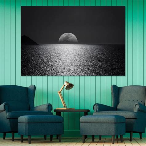 Full Moon Art Canvas Print Canvas Art Prints Canvas Prints Moon Art