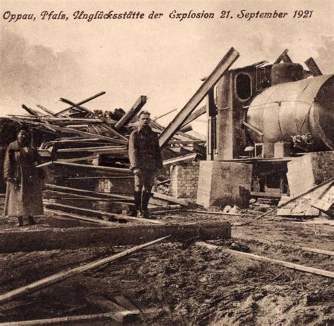 Dünger Explosion 1921 Katastrophe bei der BASF WELT