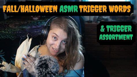 Asmr Cozy Fall Halloween Trigger Words Trigger Assortment