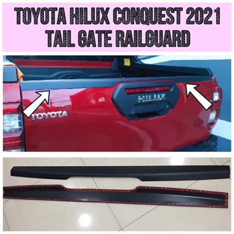 TOYOTA HILUX CONQUEST 2021 2022 RAILGUARD COVER Lazada PH