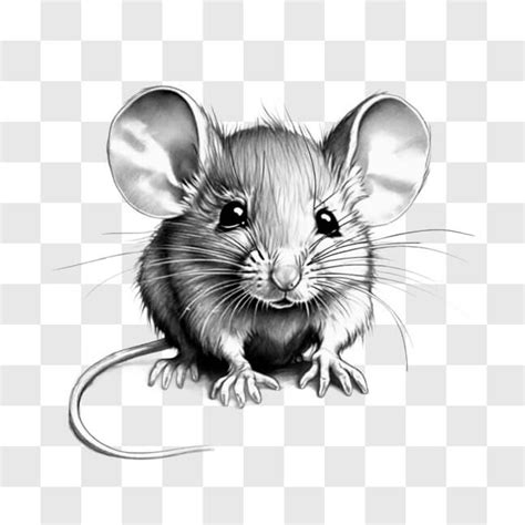 Download Educational Black and White Mouse Drawing Sketches Online ...