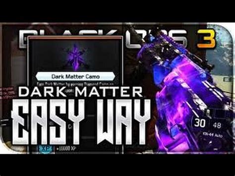 UNLOCK DARK MATTER FAST How To Get Dark Matter EASY Black Ops 3