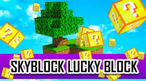 SKYBLOCK LUCKY BLOCK By 4KS Studios Minecraft Marketplace Map