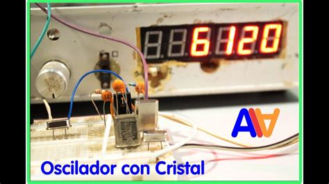 Oscilador Con Cristal Cuarzo Youtube