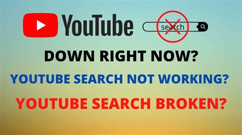 Youtube Search Not Working Youtube Search Down Youtube App Search