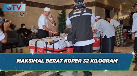 Ppih Arab Saudi Mulai Timbang Koper Jelang Kepulangan Jemaah Haji Ke