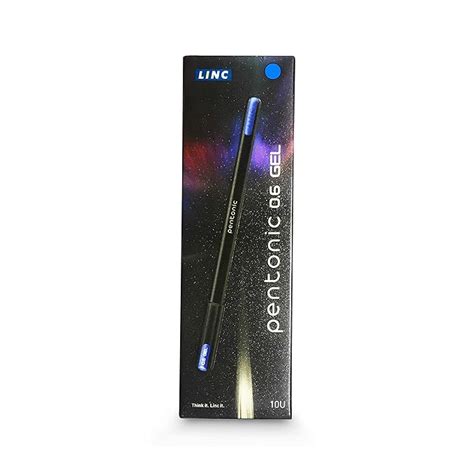 Linc Pentonic Gel Pen Pack Of Blue Ink Amazon In Office Products