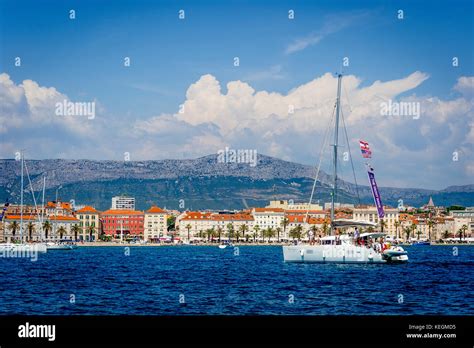 The Waterfront In Split Croatia Stock Photo Alamy