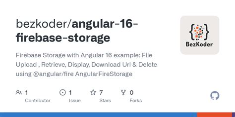 Releases Bezkoder Angular 16 Firebase Storage GitHub