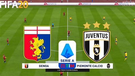 FIFA 20 Genoa Vs Juventus Serie A TIM Full Match Gameplay YouTube