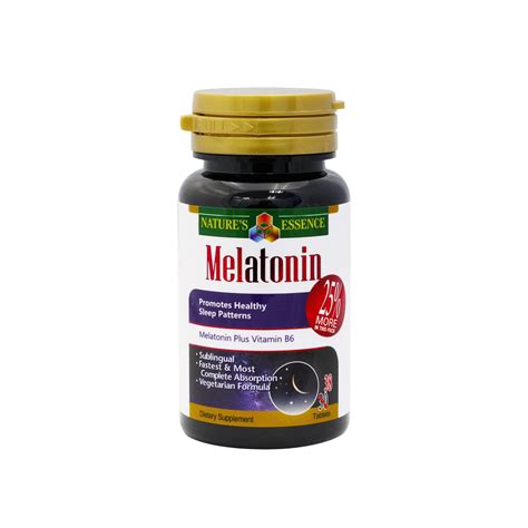 Jual Nature S Essence Sublingual Melatonin With Vitamin B6 Tablets