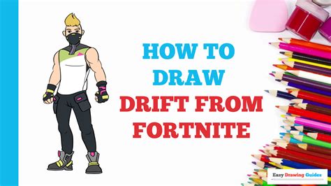 How To Draw Drift From Fortnite Really Easy Drawing Tutorial Easy Drawings Drawing Tutorial