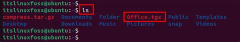 How To Unzip Tgz File Using The Terminal Its Linux Foss