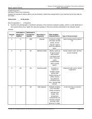 Ocean Floor Sediments 1 Docx Science Graded Assignment Lab Report