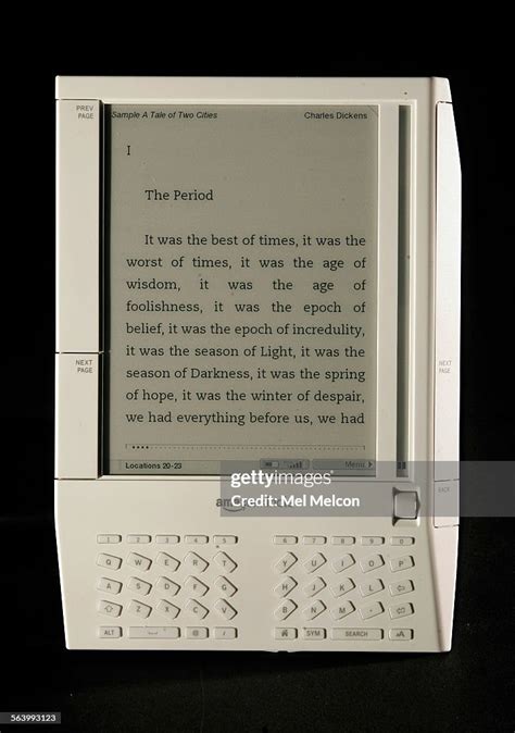 The Amazon Kindle is a hand held electronic book that retails on the... News Photo - Getty Images