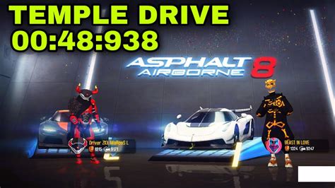 Asphalt 8 ZKL MaRcoS L S Temple Drive Gauntlet Mode 00 48 938 YouTube