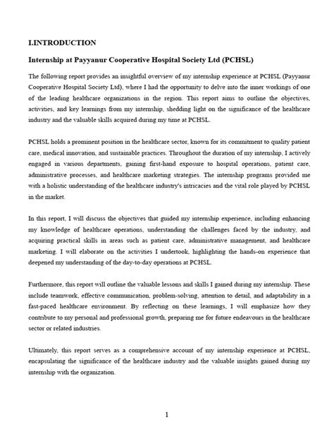 Internship Content Pdf Health Care Surgery