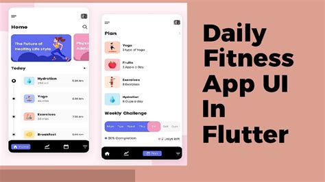 Daily Fitness Mobile Application Code In Flutter Speed Code Youtube