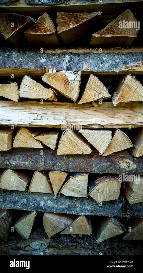 Firewood Stacked Background Hi Res Stock Photography And Images Alamy