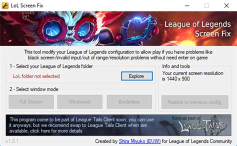 LoL Screen Fix Problemas de video y o resolución en League of Legends